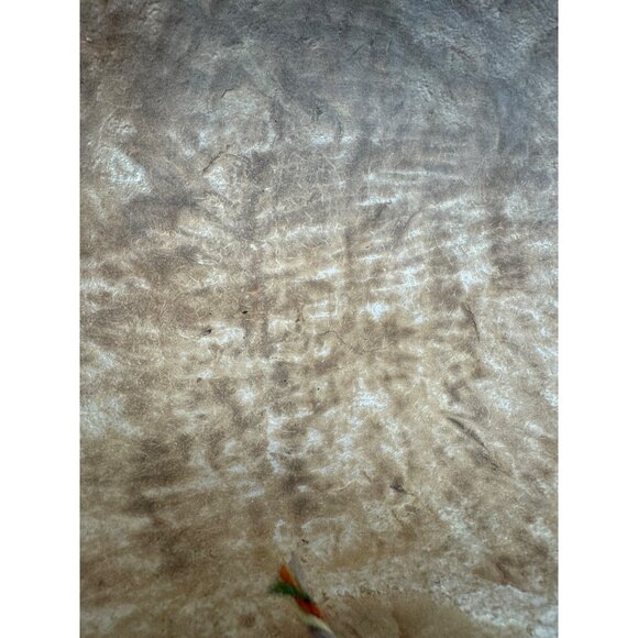 Handcrafted Gourd large Bowl With Intricate Black Geometric Designs 12x10" READ - Picture 6 of 12